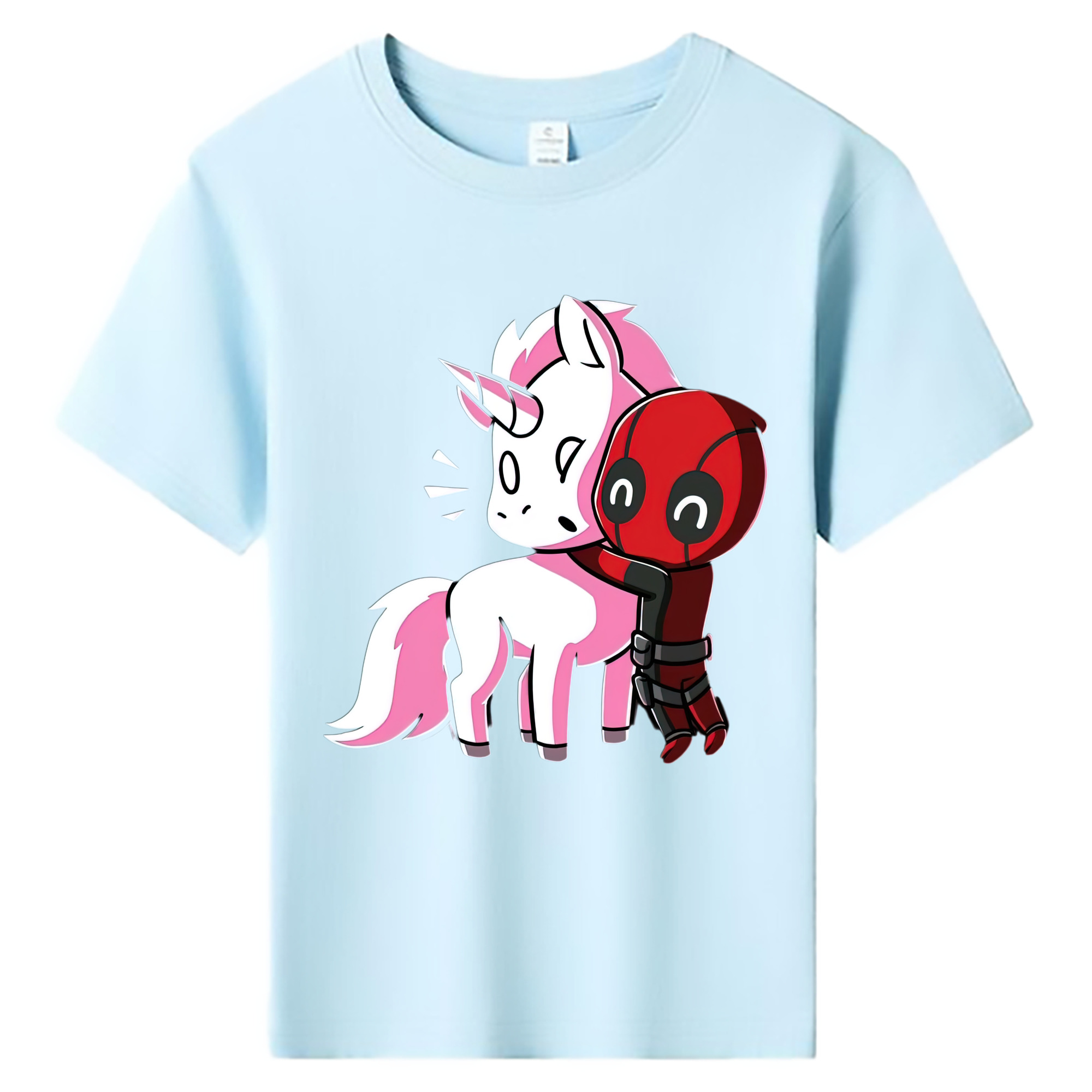 （画像用） Deadpool デッドプール 綿100％キッズTシャツ（フロントプリント）
